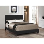 Coaster Furniture Mauve 300558Q Upholstered Queen Panel Bed - Black
