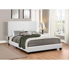 Coaster Furniture Mauve 300559Q Upholstered Queen Panel Bed - White