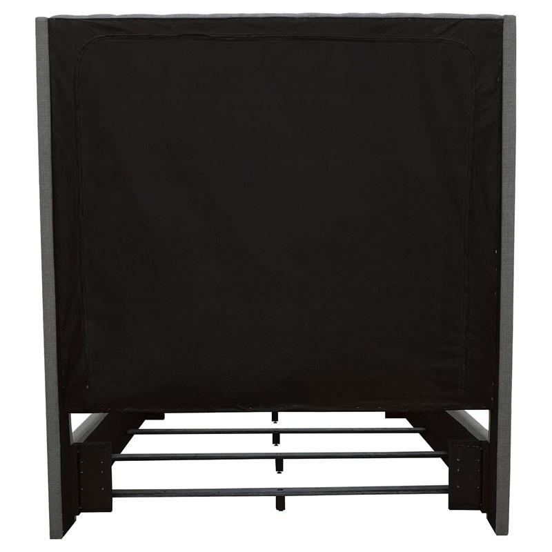 Large Picture of Coaster Furniture Camille 300621Q Upholstered Queen Panel Bed - Grey