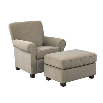 Fabric Ottoman (0027E) image 1
