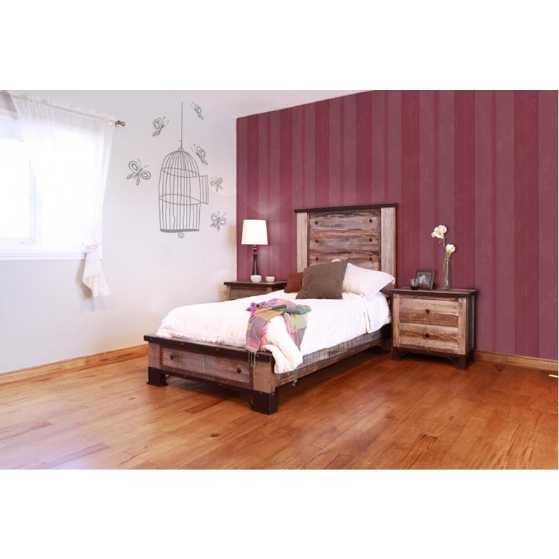 International Furniture Direct Antique IFD966PLTFRM-F