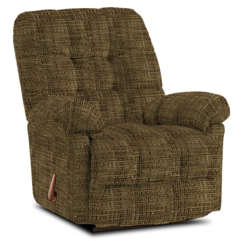Fauteuil inclinable Brosmer en tissu et aspect cuir (9MWH84-21983) image 1