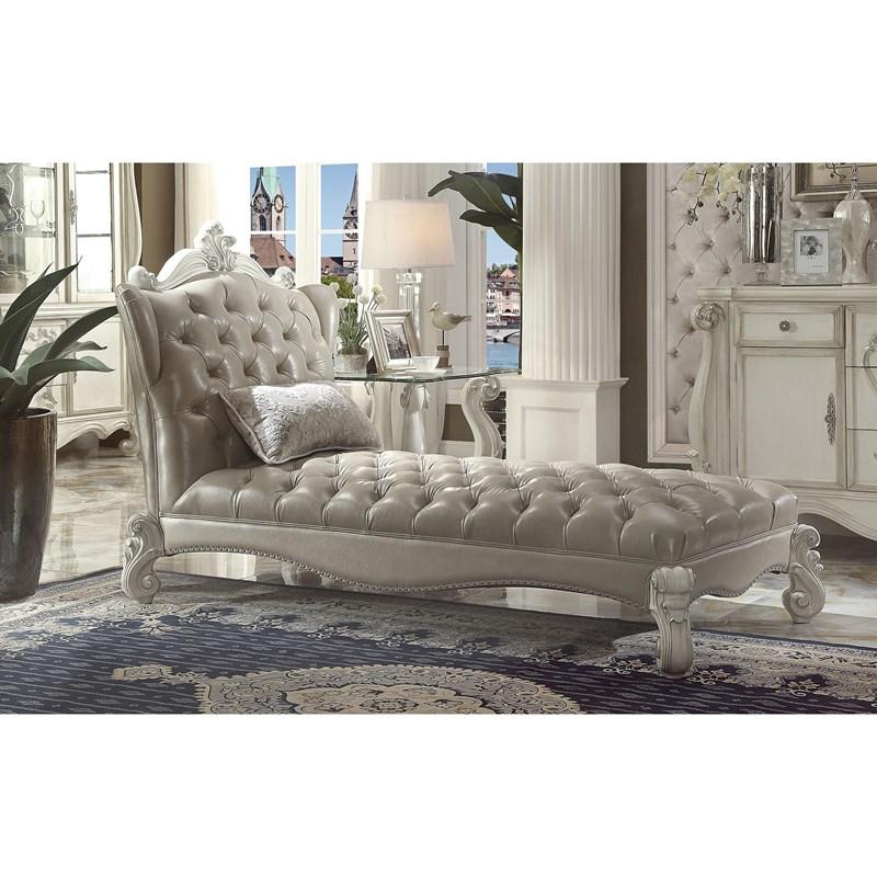 Acme Furniture Versailles 96542 Chaise with Pillow