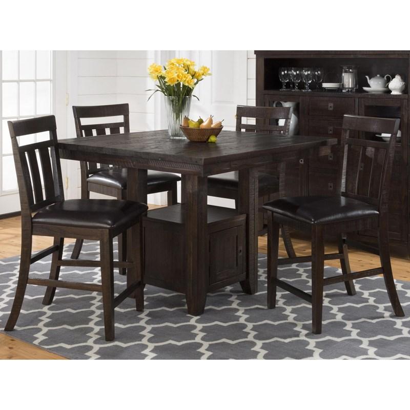 Large Picture of Jofran Kona Grove 705-48 Counter Height Table