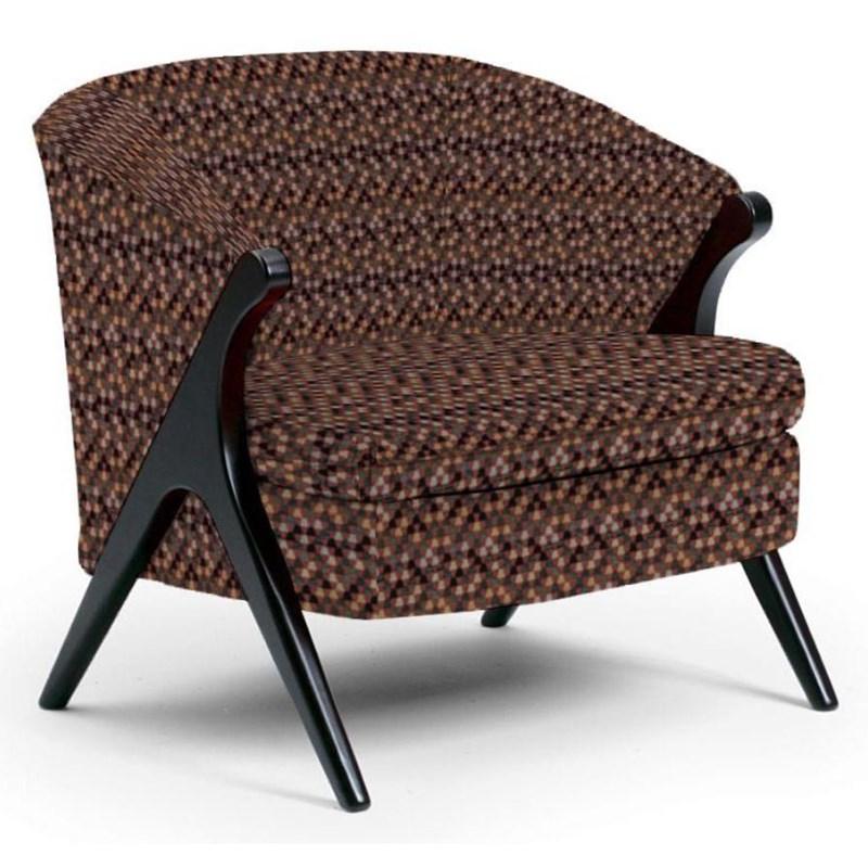 Tatiana Stationary Fabric Accent Chair (3850E-28328) image 1
