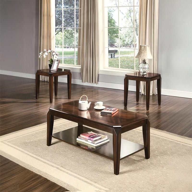 Acme Furniture Docila 80655 3PC Pack Coffee & End Set