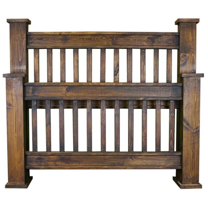 Large Picture of LMT Imports Mission Medio MEDIO-CAM093 King Poster Bed