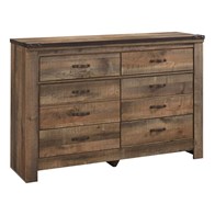 Signature Design by Ashley Trinell B446-31 Six Drawer Dresser (Dressers - 6 Drawers)