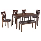 Signature Design by Ashley Bennox D384-325 Dining Room Table Set
