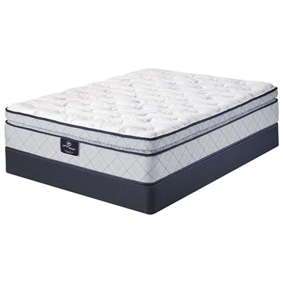 Serta Lowell Super Pillow Top Mattress Set (California King)
