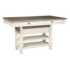 Signature Design by Ashley Bolanburg D647-32 Rectangular Dining Room Counter Table