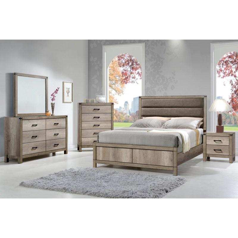 Large Picture of Crown Mark Matteo B3200 Queen Bed