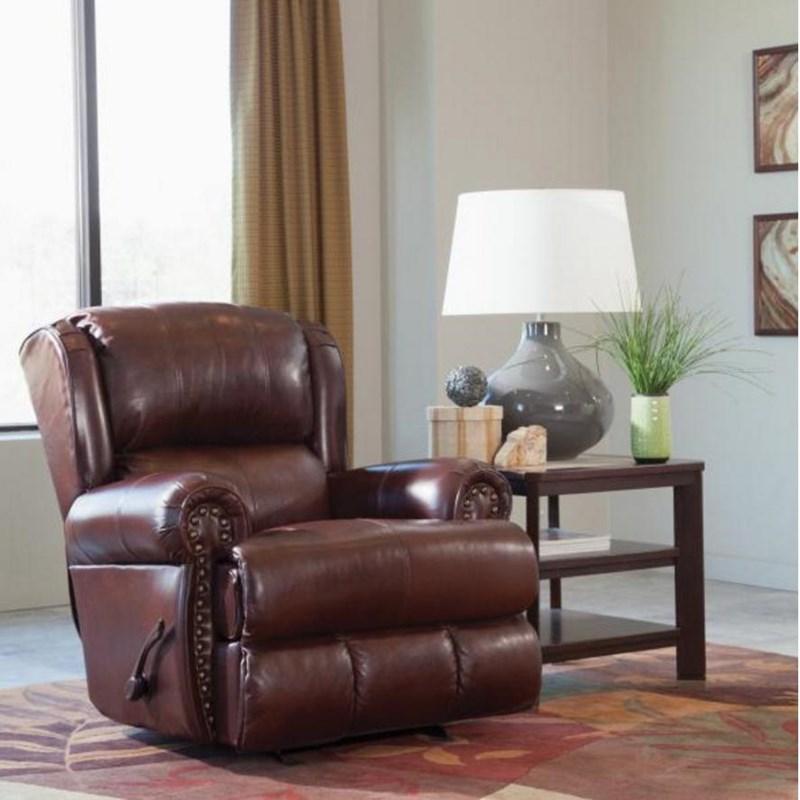 Large Picture of Catnapper Duncan 4763-6 Glider Recliner - Walnut