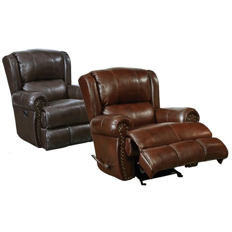 Large Picture of Catnapper Duncan 4763-6 Glider Recliner - Walnut