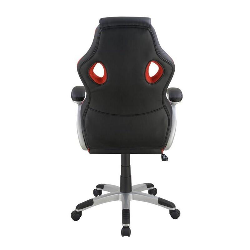Large Picture of Coaster Furniture Lucas 801497 Upholstered Adjustable Home Office Desk Chair - Black