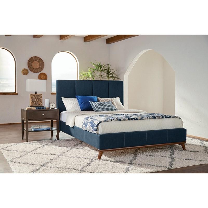 Large Picture of Coaster Furniture Charity 300626KE King Upholstered Bed