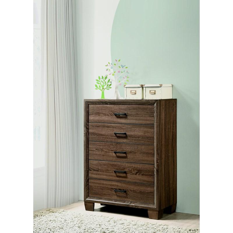 Large Picture of Coaster Furniture Brandon 205325 5-Drawer Chest