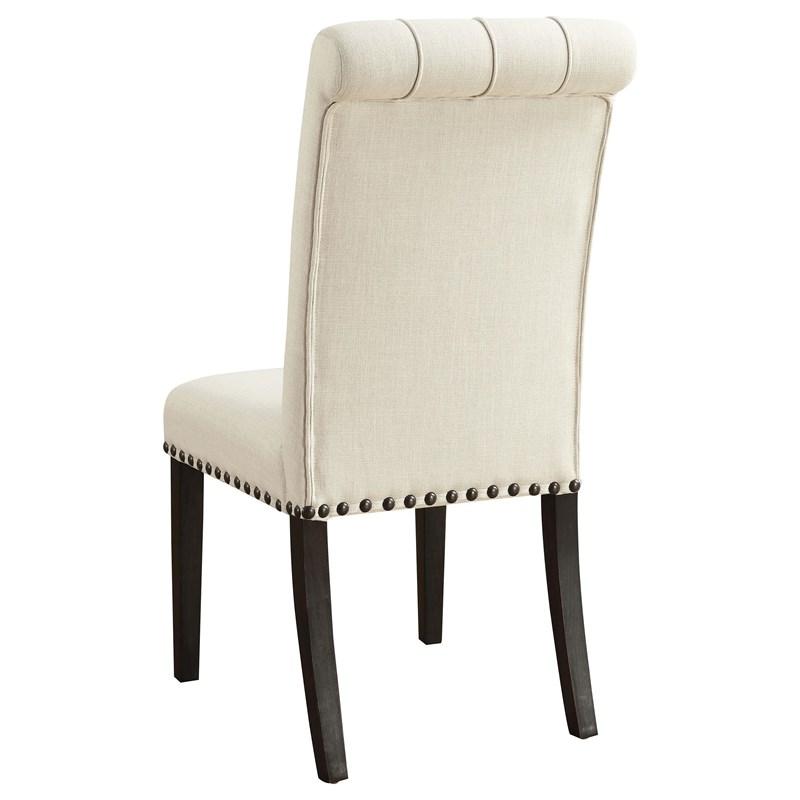 Large Picture of Coaster Furniture Alana 107286 Fabric Upholstered Dining Side Chair - Beige