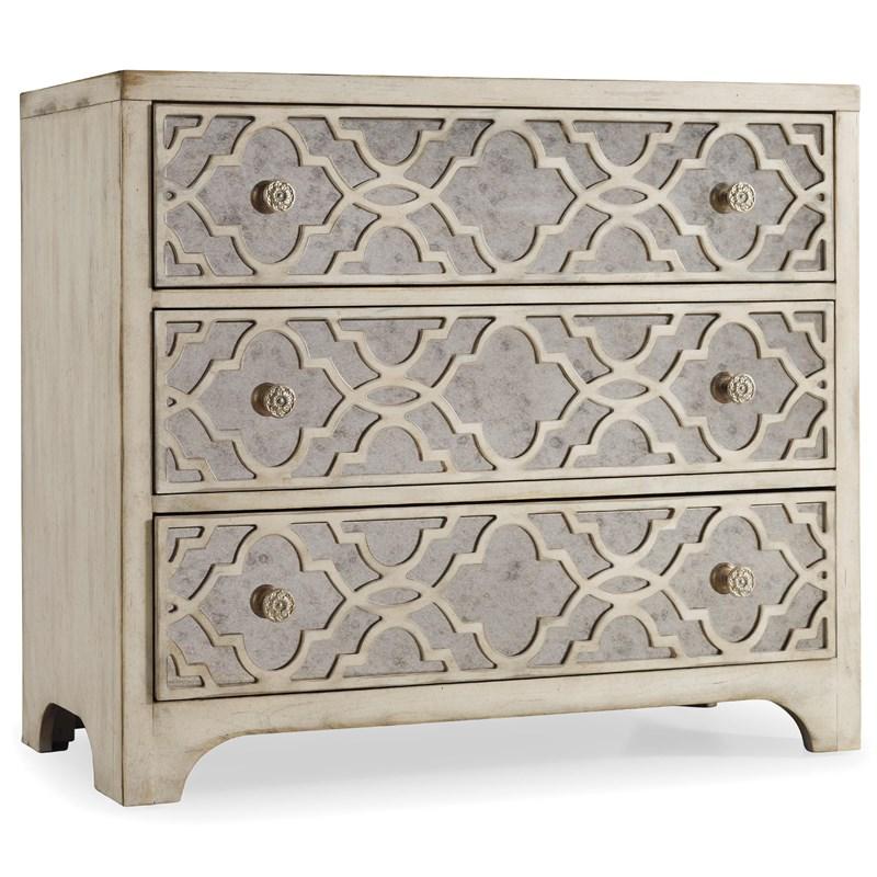 Hooker Furniture 3023-85001 Sanctuary Fretwork Chest-Pearl Essence