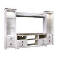 Signature Design by Ashley Willowton W267W3 4 pc Entertainment Center (Entertainment Centers)