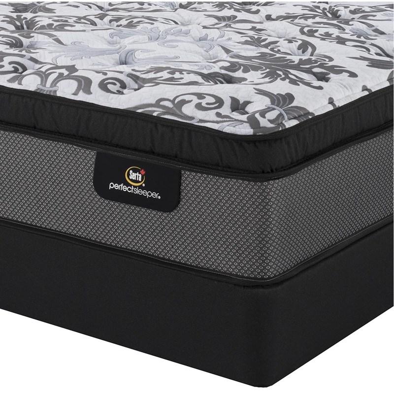 Large Picture of Serta Lawrence Park Firm Pillow Top Mattress Set (King)