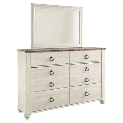 Signature Design by Ashley Willowton B267B1 Dresser and Mirror