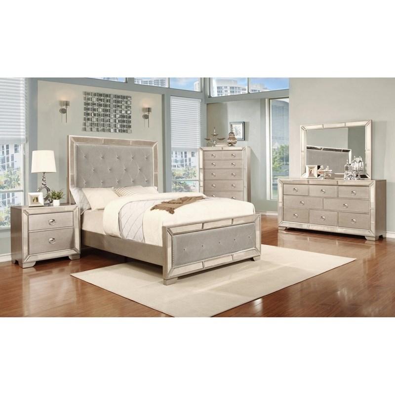Large Picture of Generation Trade Reflections 152131 Queen Panel Headboard