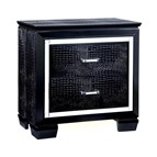 Furniture of America Bellanova CM7979BK-N Night Stand