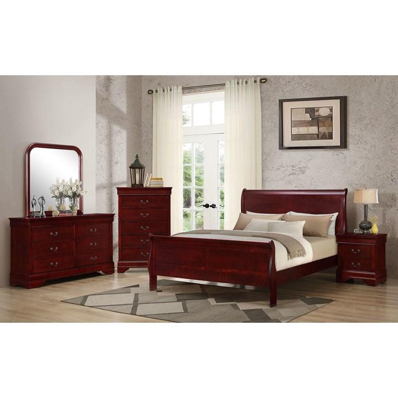 Large Picture of Generation Trade Louis Philippe 1194 Queen Bed