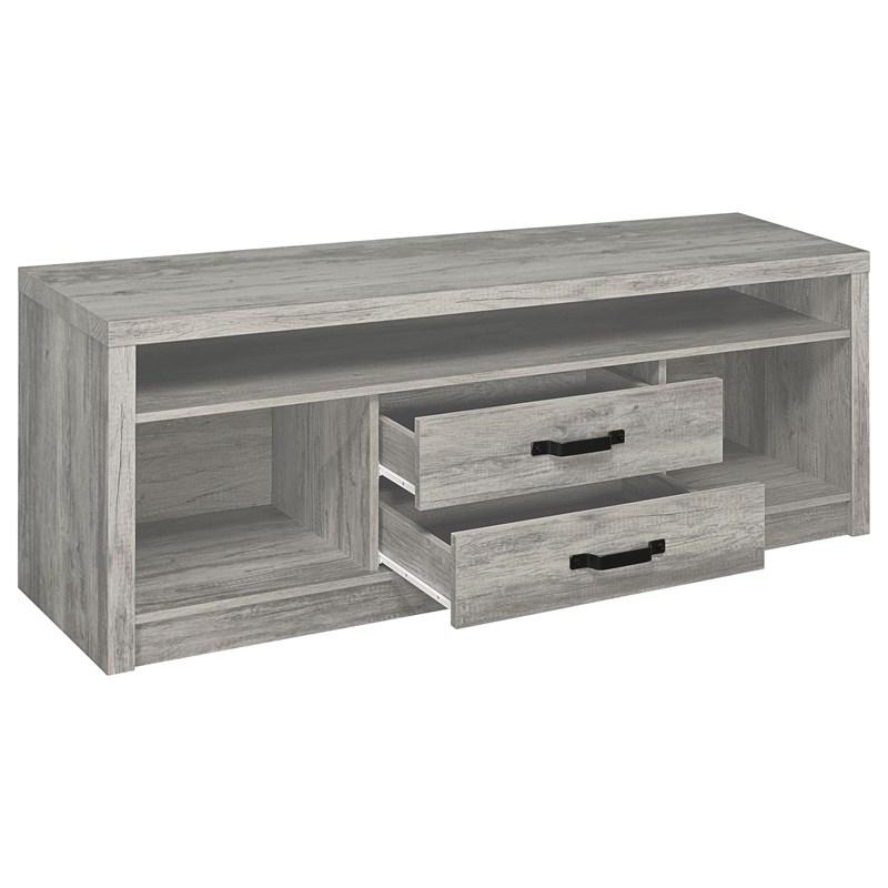 Large Picture of Coaster Furniture Burke 701024 2-Drawer Engineered Wood 59