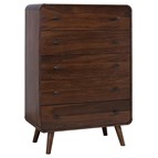 Coaster Furniture Robyn 205135 5-Drawer Bedroom Chest of Drawers - Dark Walnut