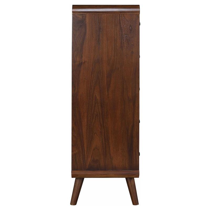 Large Picture of Coaster Furniture Robyn 205135 5-Drawer Bedroom Chest of Drawers - Dark Walnut