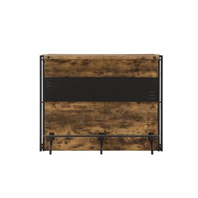 Coaster Furniture Renaldi 130071 3-shelf Home Bar Wine Cabinet - Rustic Nutmeg