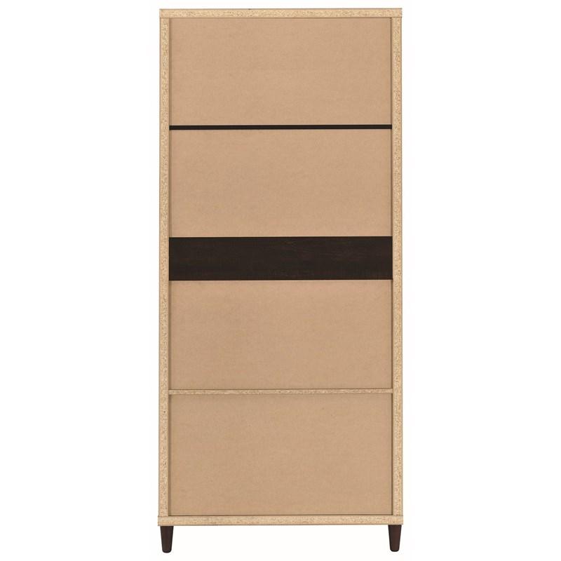 Large Picture of Coaster Furniture Wadeline 950724 2-door Tall Accent Storage Cabinet - Rustic Tobacco