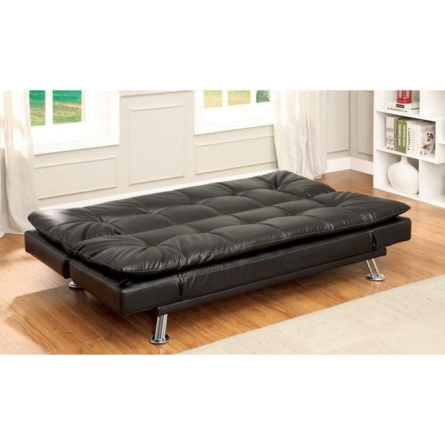 Large Picture of Furniture of America Hauser CM2677BK Futon Sofa