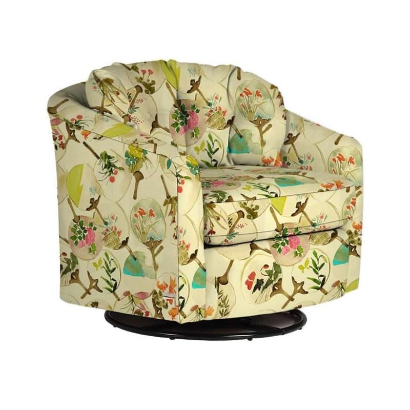 Fauteuil pivotant Sanya en tissu (2467-2 Sanya) image 1