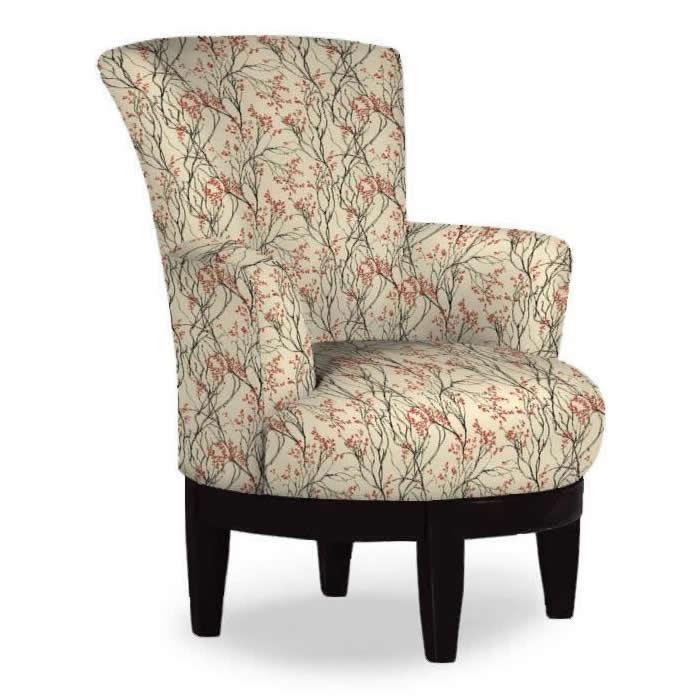 Justine Swivel Fabric Accent Chair (2968E-24017) image 1
