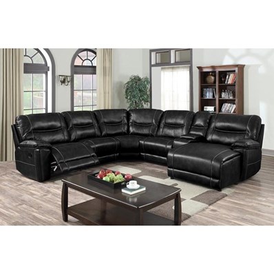 Generation Trade Wrangler 69424 6 pc Sectional - Black