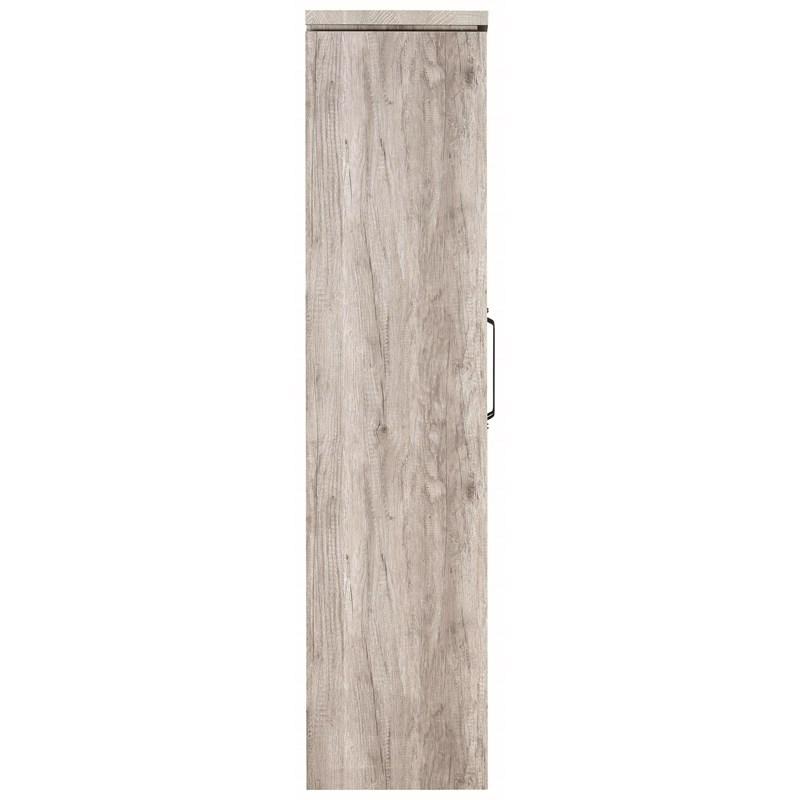 Large Picture of Coaster Furniture Alejo 950783 2-door Engineered Wood Tall Cabinet - Grey Driftwood
