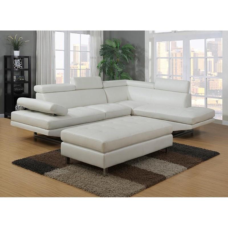 Large Picture of Generation Trade Calais 59713 2 pc Sectional - White
