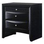 Crown Mark Black Emily B4280-2 Nightstand