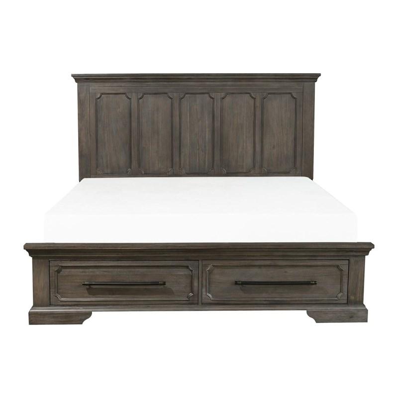 Homelegance Toulon 5438K-1CK* California King Platform Bed with Footboard Storage