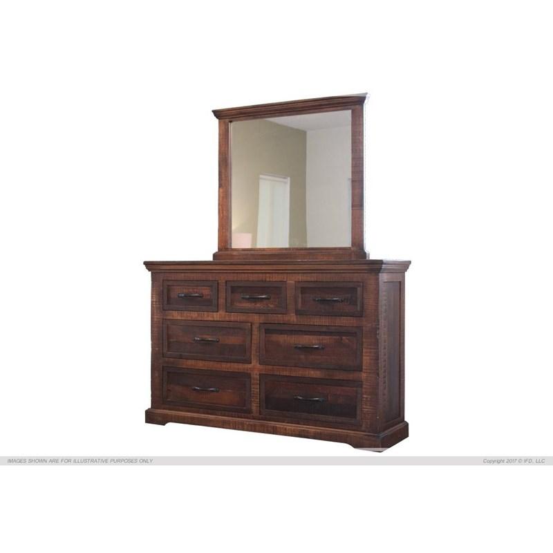 Large Picture of International Furniture Direct Madeira IFD1200MIRR Dresser Mirror