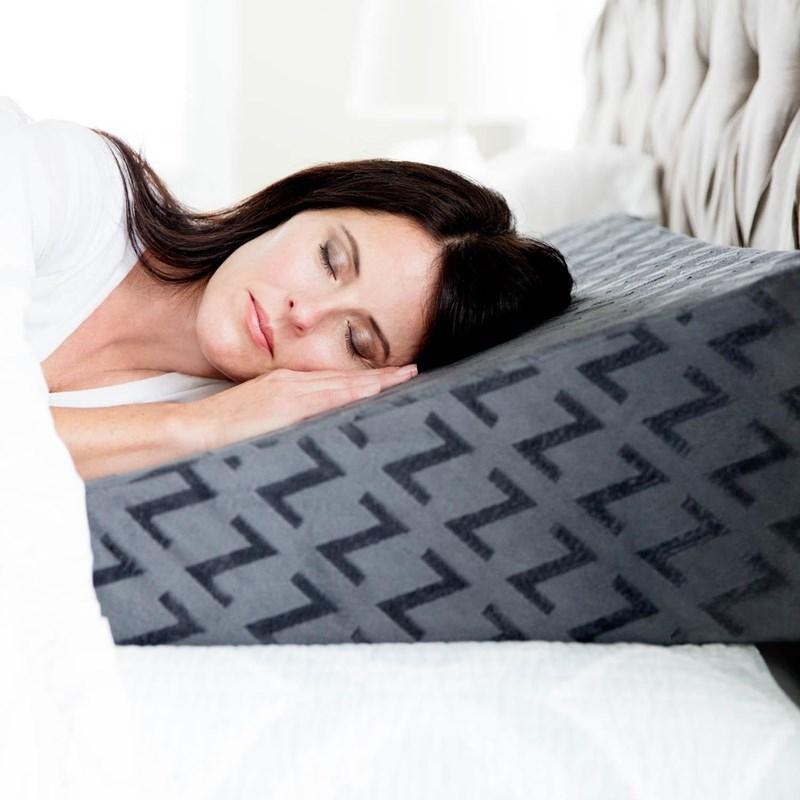 Large Picture of Malouf Z Gel Dough Wedge Pillow