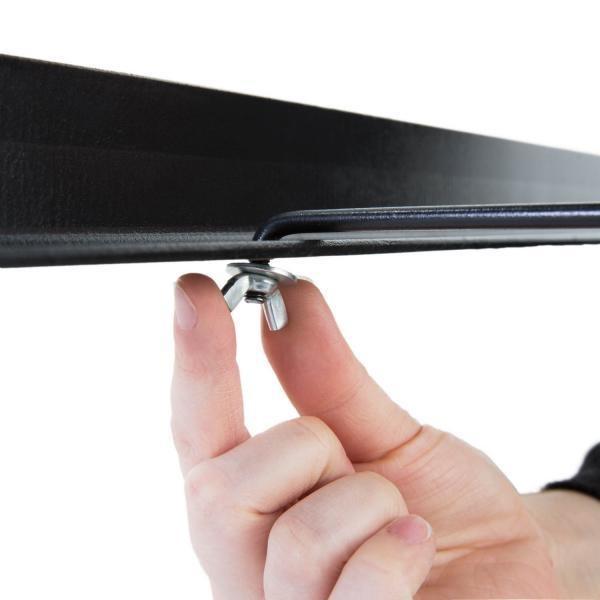 Large Picture of Malouf Bolt-on Rail System with Wire Support (Queen)
