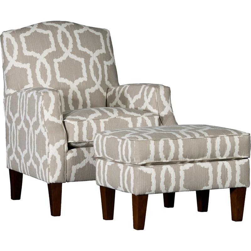 Large Picture of Mayo Furniture 3725F50 Ottoman - Kidada Flax