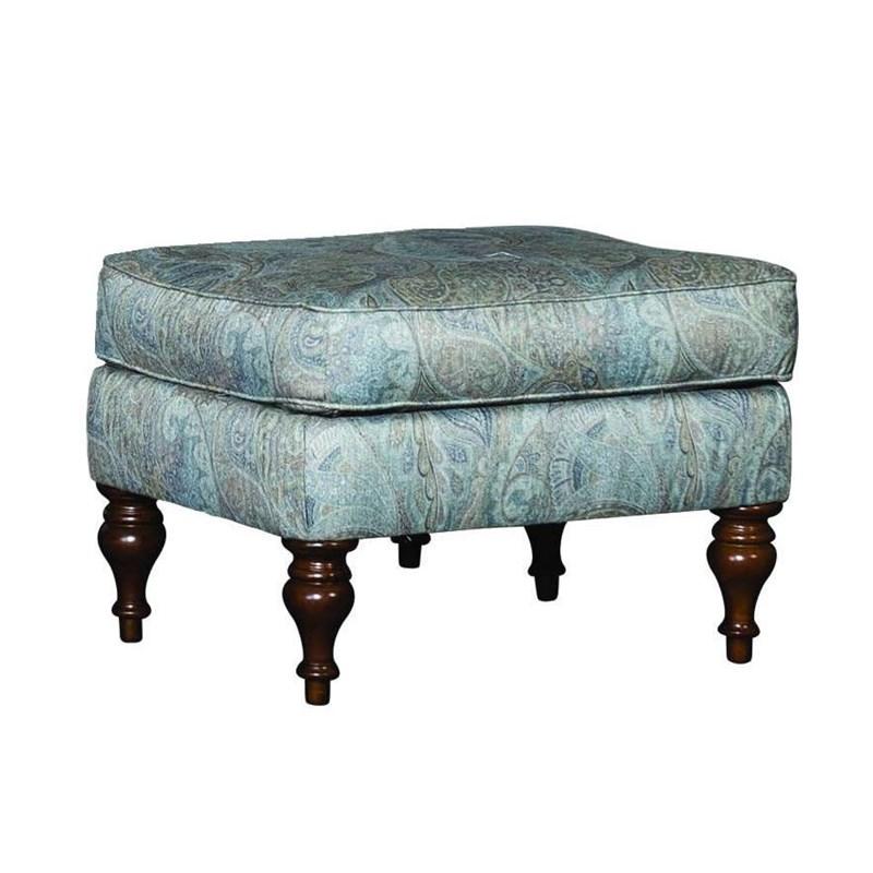 Mayo Furniture 7070F50 Ottoman - Paisley Opal
