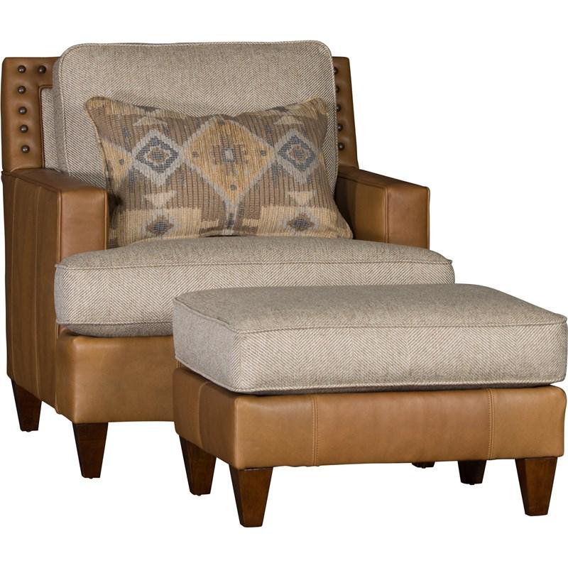 Large Picture of Mayo Furniture 3030LF50 Ottoman - Downton Maple