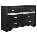 Coaster Furniture Miranda 206363 7-Drawer Dresser - Black
