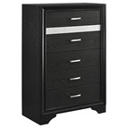 Coaster Furniture Miranda 206365 5-Drawer Bedroom Chest - Black